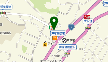 【T-016】NTT戸塚LMC (ドコモ・バイクシェア)の地図画像