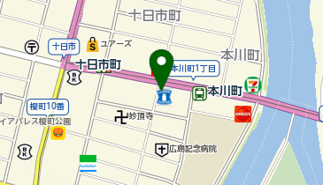 138.ローソン広島本川町店 (ドコモ・バイクシェア)の地図画像