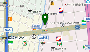 314.ジャストインプレミアム名古屋駅 (カリテコバイク)の地図画像
