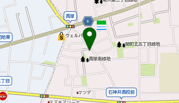 T2-72.高塚南緑地 (ドコモ・バイクシェア)の地図画像