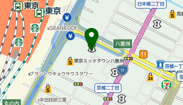 B2-21.八重洲二丁目北地区広場 (ドコモ・バイクシェア)の地図画像