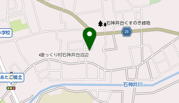 T2-75.石神井台二丁目緑地 (ドコモ・バイクシェア)の地図画像