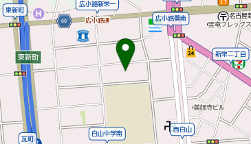 317.名鉄協商パーキング新栄1丁目第8 (カリテコバイク)の地図画像