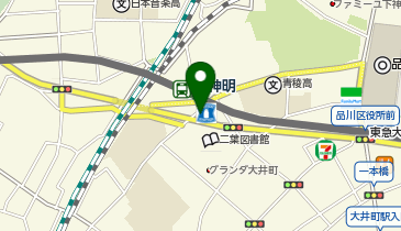 I1-101.下神明駅前 (ドコモ・バイクシェア)の地図画像