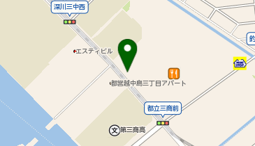 H1-190.福山通運 東京支店 (ドコモ・バイクシェア)の地図画像