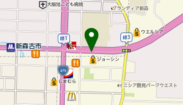 M-08.ジョーシン鶴見店 (ドコモ・バイクシェア)の地図画像