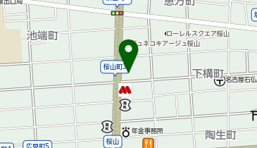 325.ドコモショップ桜山店 (カリテコバイク)の地図画像