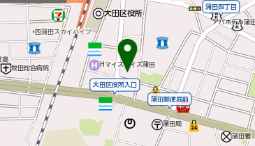 K1-144.蒲田五丁目44番自転車駐車場 (ドコモ・バイクシェア)の地図画像