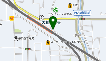 10.近鉄大和西大寺駅北口駅前広場 (ドコモ・バイクシェア)の地図画像