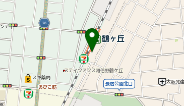 Q-10.鶴ヶ丘駅 (ドコモ・バイクシェア)の地図画像