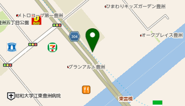 H1-193.ライフ豊洲店 (ドコモ・バイクシェア)の地図画像