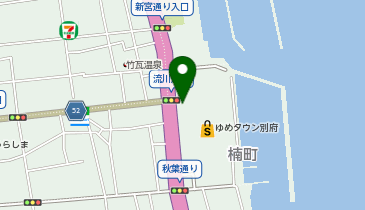 104.ゆめタウン別府 (おおいたサイクルシェア)の地図画像