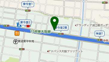 H-17.大森モータープール (ドコモ・バイクシェア)の地図画像