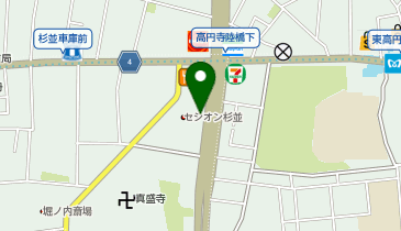 O5-08.セシオン杉並 (ドコモ・バイクシェア)の地図画像