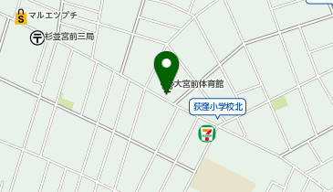 O3-12.大宮前体育館 (ドコモ・バイクシェア)の地図画像