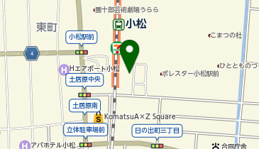 22.小松駅(コマツナイン)【拠点ポート】 (こまつシェアサイクル)の地図画像