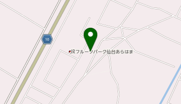 03.JRフルーツパーク 仙台あらはま (海手cycle)の地図画像