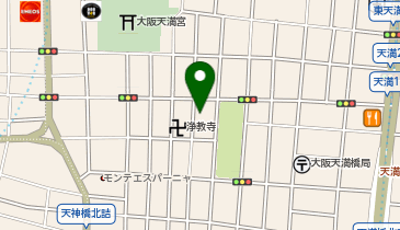 A-57.ナビパーク天満第1 (ドコモ・バイクシェア)の地図画像