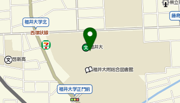 12.福井大学 (ふくチャリ)の地図画像