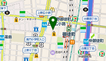 F6-01.松坂屋上野店 (ドコモ・バイクシェア)の地図画像