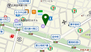 142.オリエンタルホテル広島 (ドコモ・バイクシェア)の地図画像