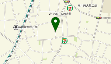 I1-102.J.GRAN Court 品川西大井 EAST (ドコモ・バイクシェア)の地図画像