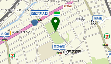 150.戸部公園-2 (ドコモ・バイクシェア)の地図画像