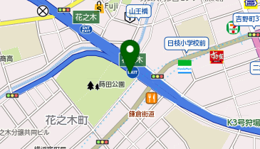 158.蒔田公園 (ドコモ・バイクシェア)の地図画像