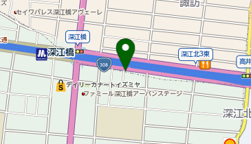 H-18.大阪シティ信用金庫 深江橋支店 (ドコモ・バイクシェア)の地図画像