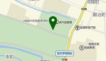 09.姫路市立城内図書館 (bikeshareポート)の地図画像