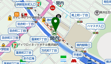 001.関内駅 (ドコモ・バイクシェア)の地図画像