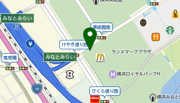 034.横浜ロイヤルパークホテル (ドコモ・バイクシェア)の地図画像