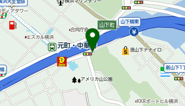 048.港の見える丘公園(フランス橋) (ドコモ・バイクシェア)の地図画像