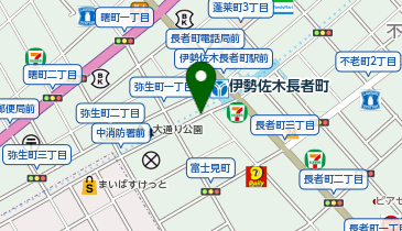 052.伊勢佐木長者町駅駐輪場 (ドコモ・バイクシェア)の地図画像