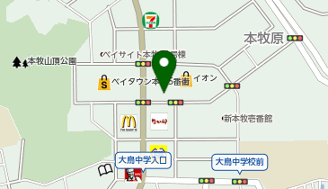 089.イオン本牧店前 (ドコモ・バイクシェア)の地図画像