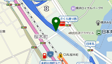 105.みなとみらい21 クリーンセンター (ドコモ・バイクシェア)の地図画像