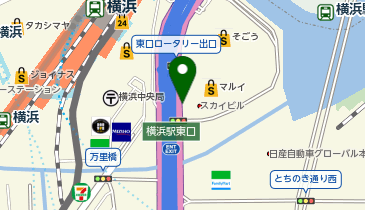 112.横浜スカイビル前-2 (ドコモ・バイクシェア)の地図画像