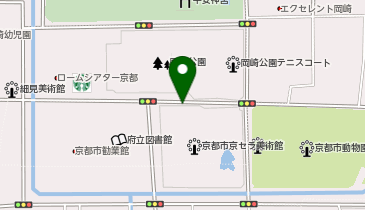 KT024-京都市京セラ美術館 (bikeshareポート)の地図画像