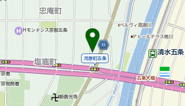 KT027-京都銀行 河原町支店 (bikeshareポート)の地図画像