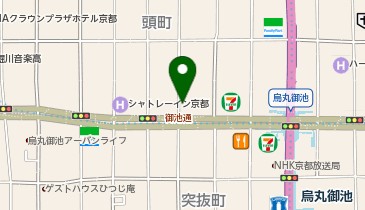 KT014-パークホテル京都御池 (bikeshareポート)の地図画像