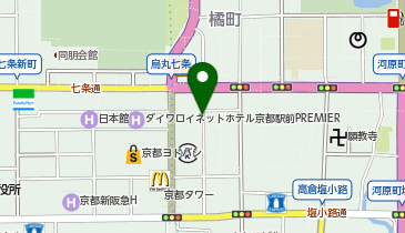 KT031-京阪京都ビル (bikeshareポート)の地図画像