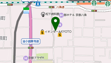 KT010-イオンモールKYOTO (bikeshareポート)の地図画像