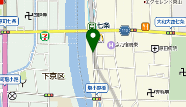 KT029-京阪七条駅前(1番出口) (bikeshareポート)の地図画像