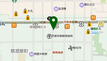 KT023-京都信用金庫 本店 (bikeshareポート)の地図画像