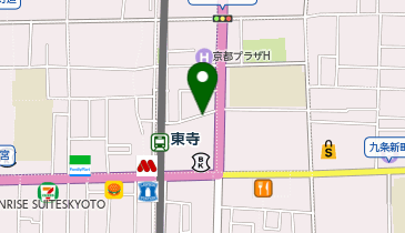 KT035-星野リゾート OMO3京都東寺 (bikeshareポート)の地図画像