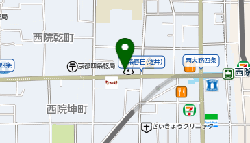 KT022-京都中央信用金庫 西院支店 (bikeshareポート)の地図画像