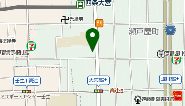 KT016-ホテルメルディア京都四条大宮 (bikeshareポート)の地図画像