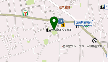 T2-83.西大泉さくら緑地 (ドコモ・バイクシェア)の地図画像