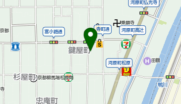 KT041-桝屋町(御幸町高辻下る) (bikeshareポート)の地図画像