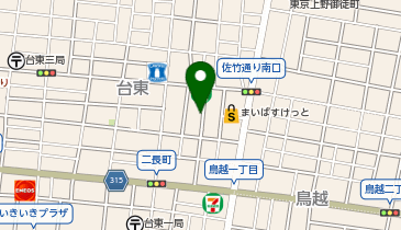 F1-04.台東2丁目21 (ドコモ・バイクシェア)の地図画像